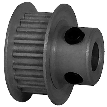 20-3P06M6FA6, Timing Pulley, Aluminum, Clear Anodized